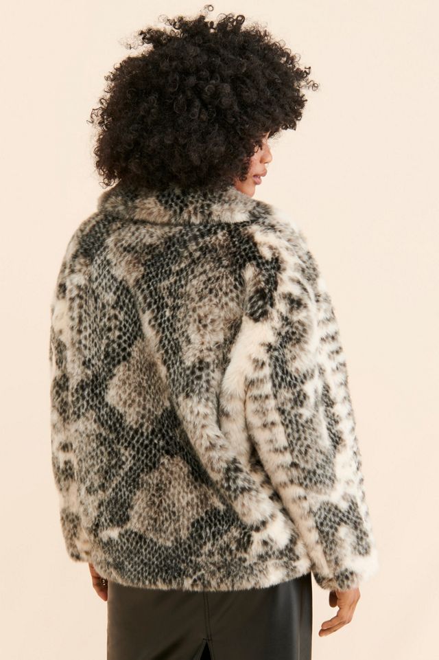 Jakke Snake Print Rita Coat #1