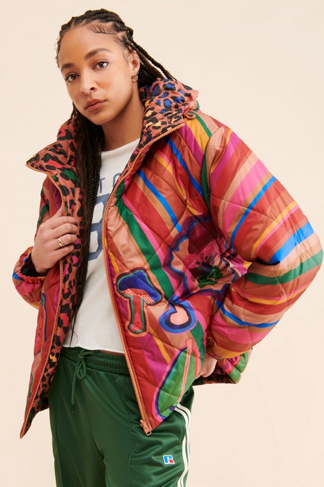 FARM Rio Reversible Hooded Puffer Coat #2