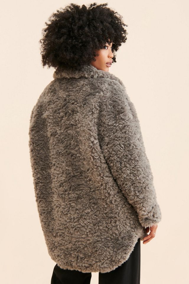 Jakke Amy Fuzzy Shirt Jacket #1