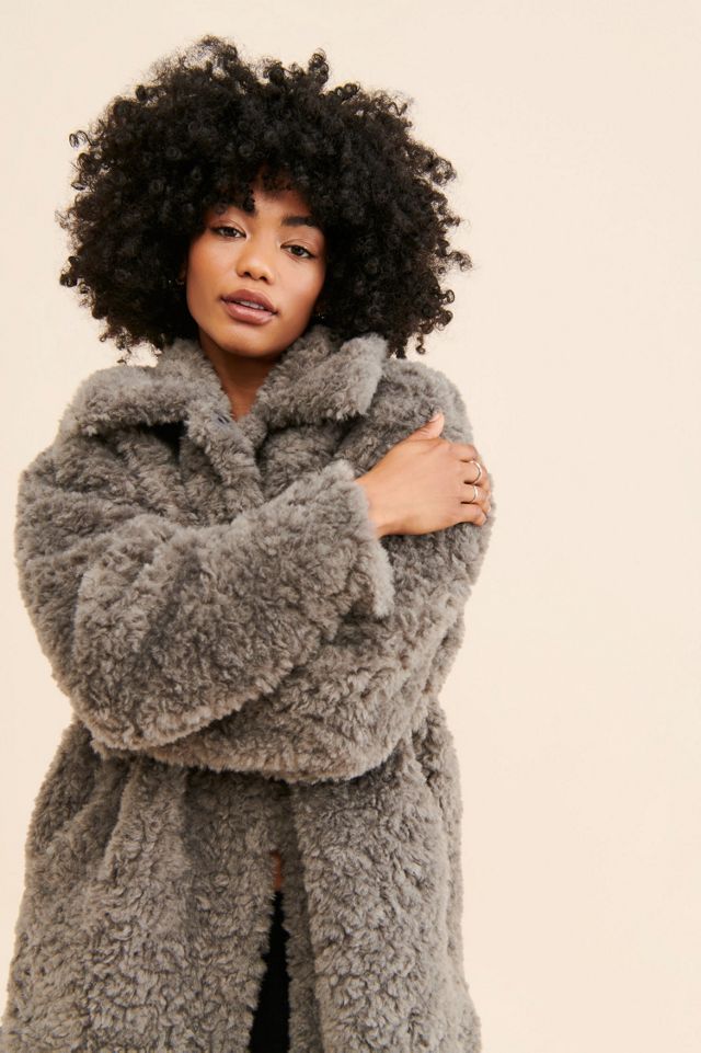 Jakke Amy Fuzzy Shirt Jacket #2