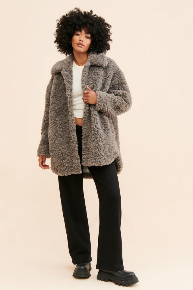 Jakke Amy Fuzzy Shirt Jacket #3
