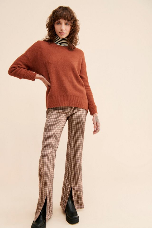 Theo & Spence Fuzzy Crew Neck Pullover #3