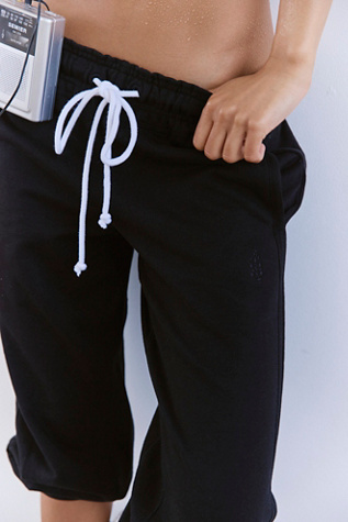 Flutter Cropped Joggers by FP Movement at Free People in Black, Size: XS