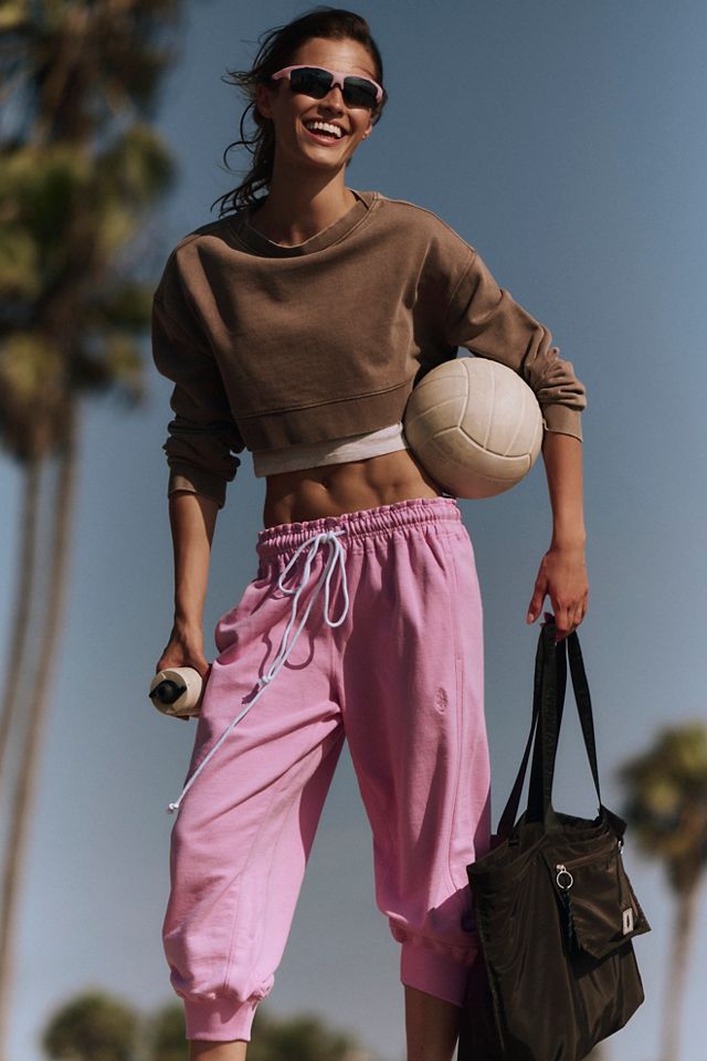 Flutter Cropped Joggers #2