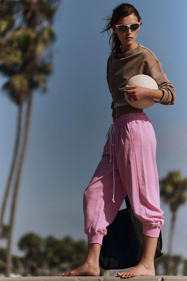 Flutter Cropped Joggers #4
