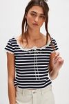 For Love & Lemons Suzette Stripe Top