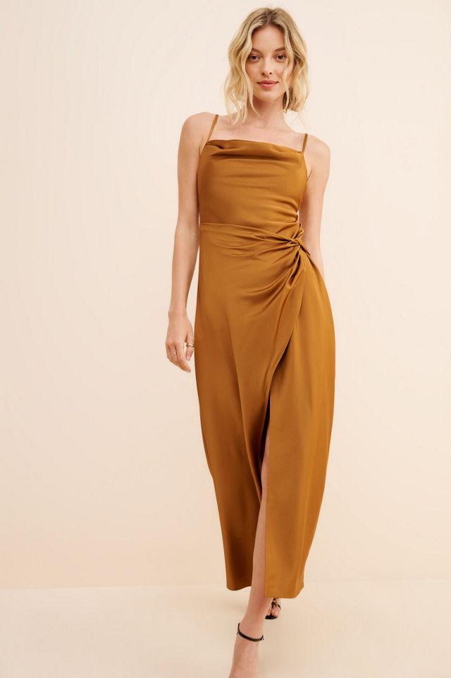 Significant Other Satin Esme Maxi Dress #3