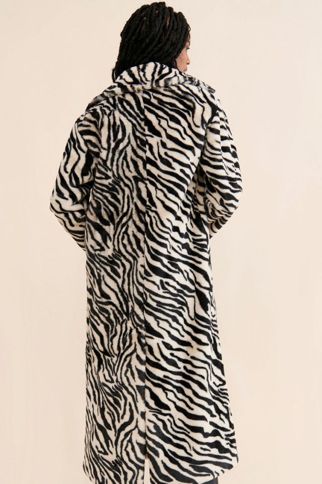 Perfect Zebra Maxi Jacket #1
