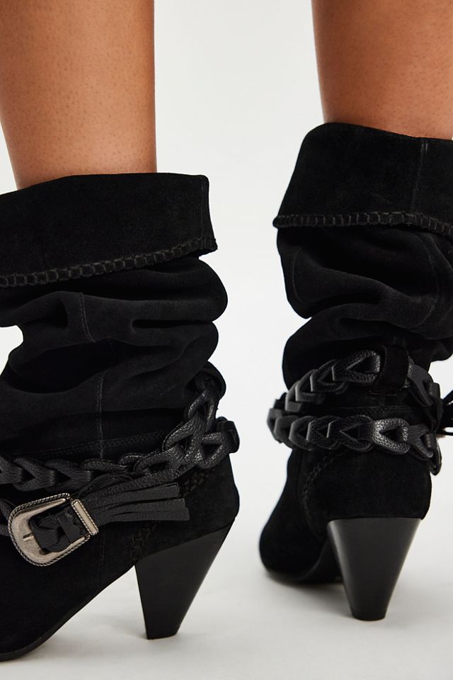 Bridget Belt Slouch Boots #4