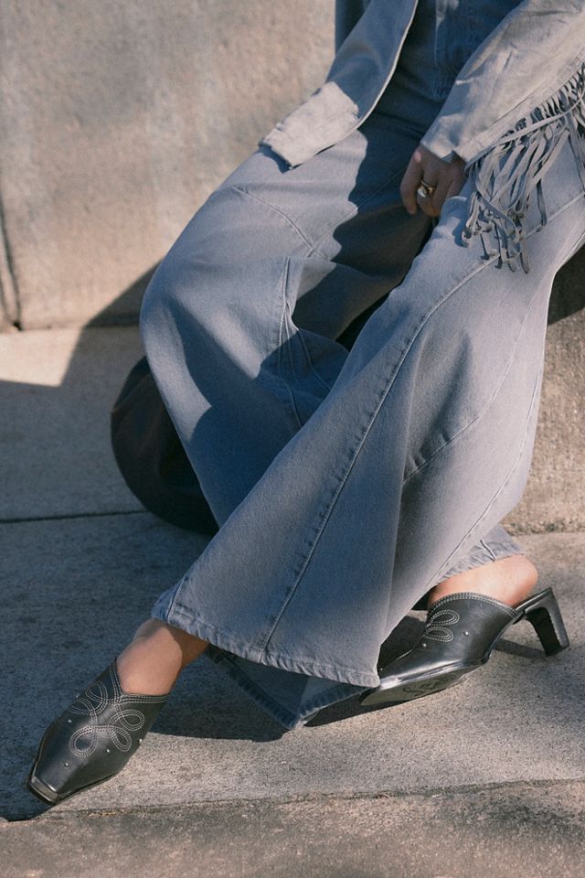 Roxi Metal Tip Mules #4