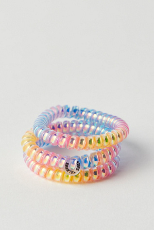 Teleties Small Coil Hair Tie Pack At Free People In Eat Glitter For Breakfast