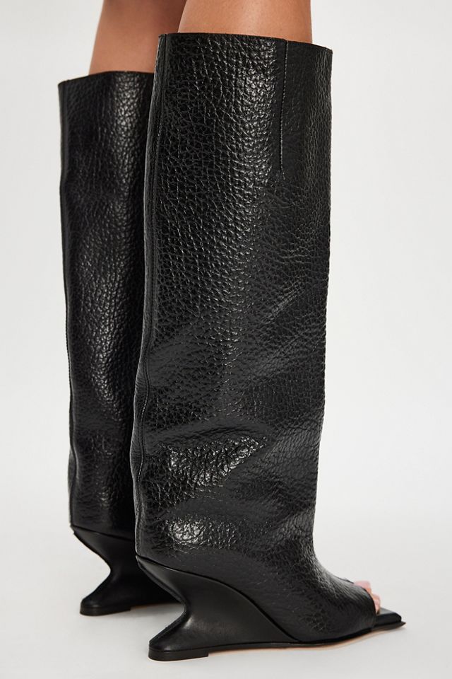Miista Salima Peep Toe Boots #2