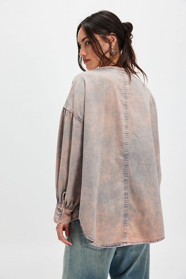 We The Free Denim Dreaming Pullover #1