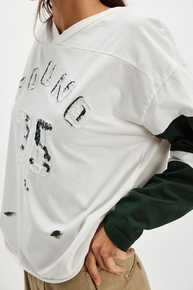 Found Distressed Long-Sleeve Team Jersey #2