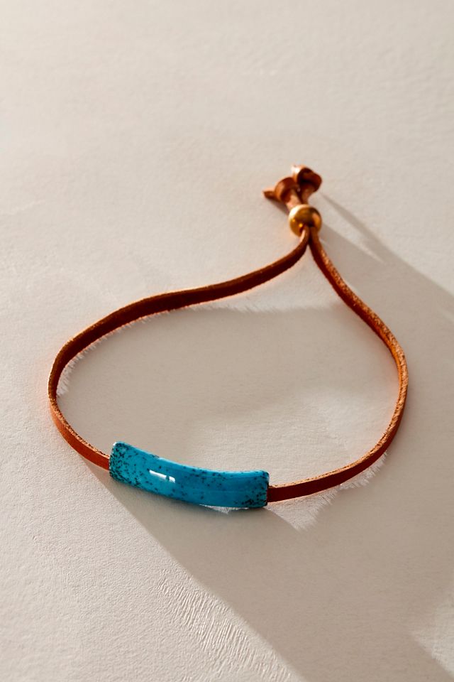 Michelle DaRin Copper And Leather Bracelet #1