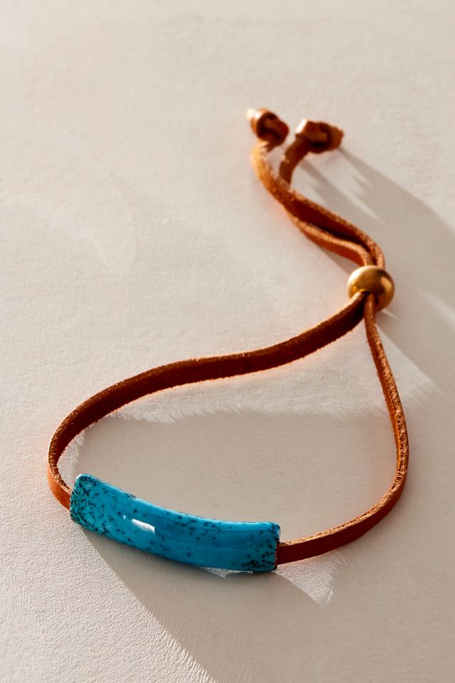 Michelle DaRin Copper And Leather Bracelet #2