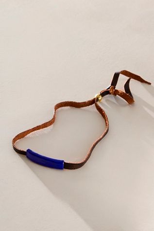 Michelle DaRin Copper And Leather Bracelet
