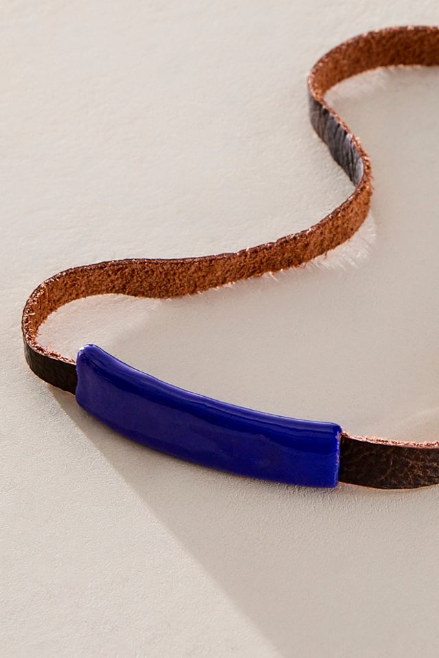 Michelle DaRin Copper And Leather Bracelet #1