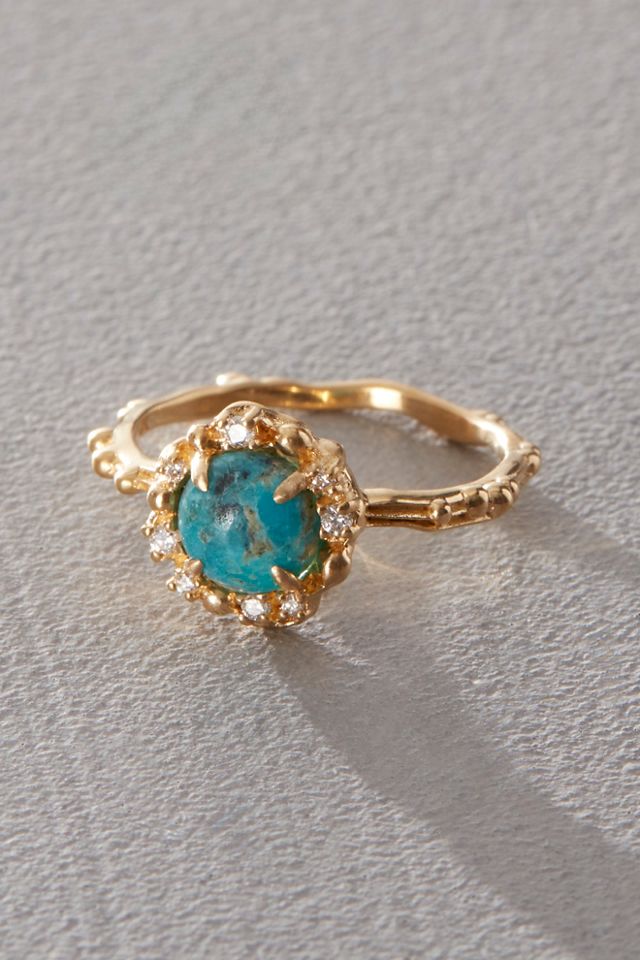 BaYou Turquoise Diamond Ring #2