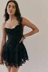 For Love & Lemons Coco Lace Sleeveless Mini Dress