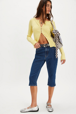 Rolla's Capris at Free People in Forever Blue, Size: 28