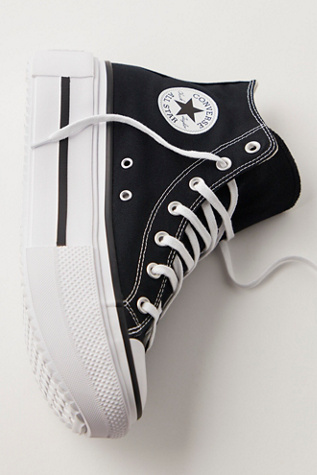 Chuck All Star Lift Double Stack Sneakers by Converse at Free People in Black, Size: US 6 M