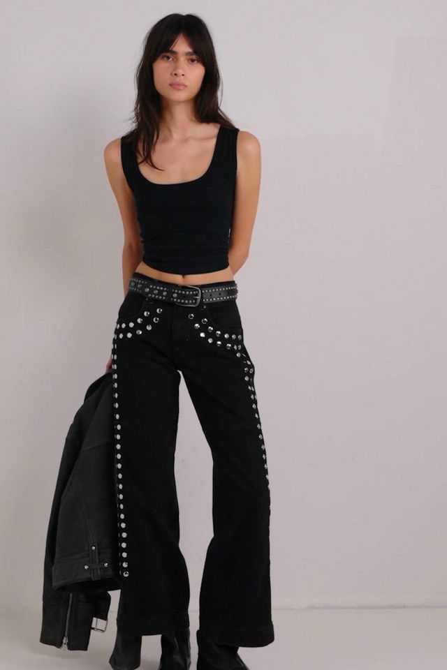 ウィルフリー lavish tuck ankle tied denim PT - メルカリ