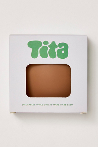 Tita Circle Nipple Covers at Free People in Tan
