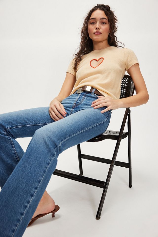 Stoned Immaculate Heart Of Gold Sweater Top #3