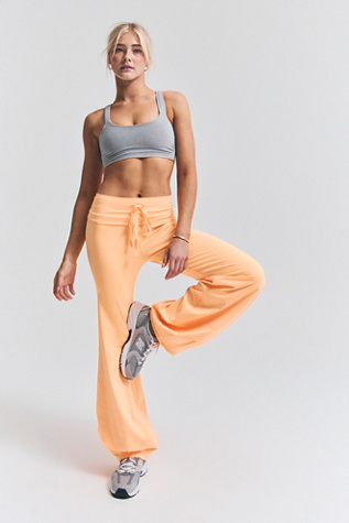 Quick Step Pants by FP Movement at Free People, Neon Clementine, XL