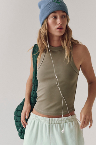 Knockout Tank Top by FP Movement at Free People, Sage Stone, M