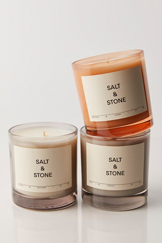 Salt & Stone Candle at Free People in Santal & Vetiver