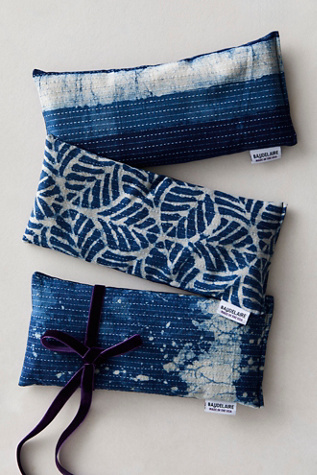 Baudelaire Indigo Eye Pillow At Free People In Stripes