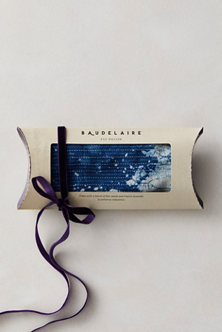 Baudelaire Indigo Eye Pillow At Free People In Splash