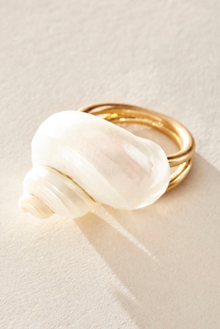 Waikiki Ring At Free People In Ivory, Size: US 8