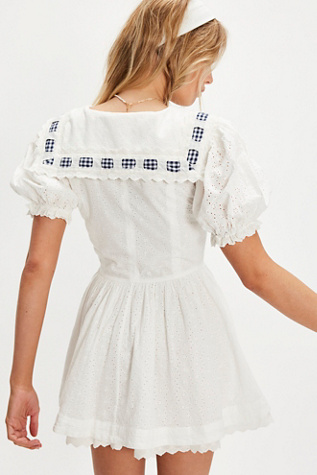 For Love & Lemons Ruby Ribbon Mini Dress