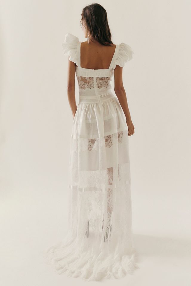 For Love & Lemons Anabelle Lace Gown #1