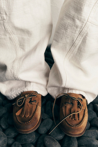 We The Free Benny Boat Shoes at Free People in Tan, Size: US 9
