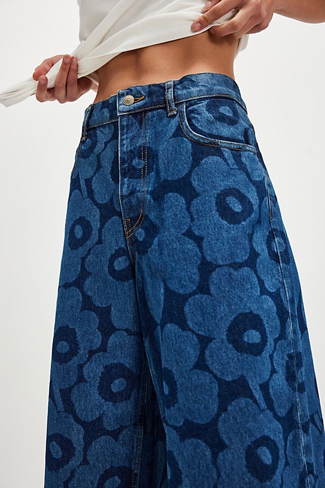 Marimekko Maridenim Loose Unikko Jeans | Free People Marimekko Maridenim Loose Unikko Jeans | Free People