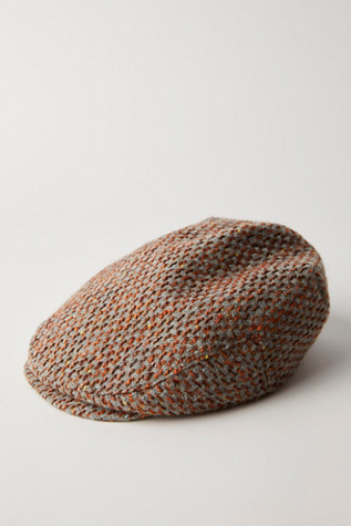 Hansel From Basel Tweed Paperboy Cap At Free People In Blue