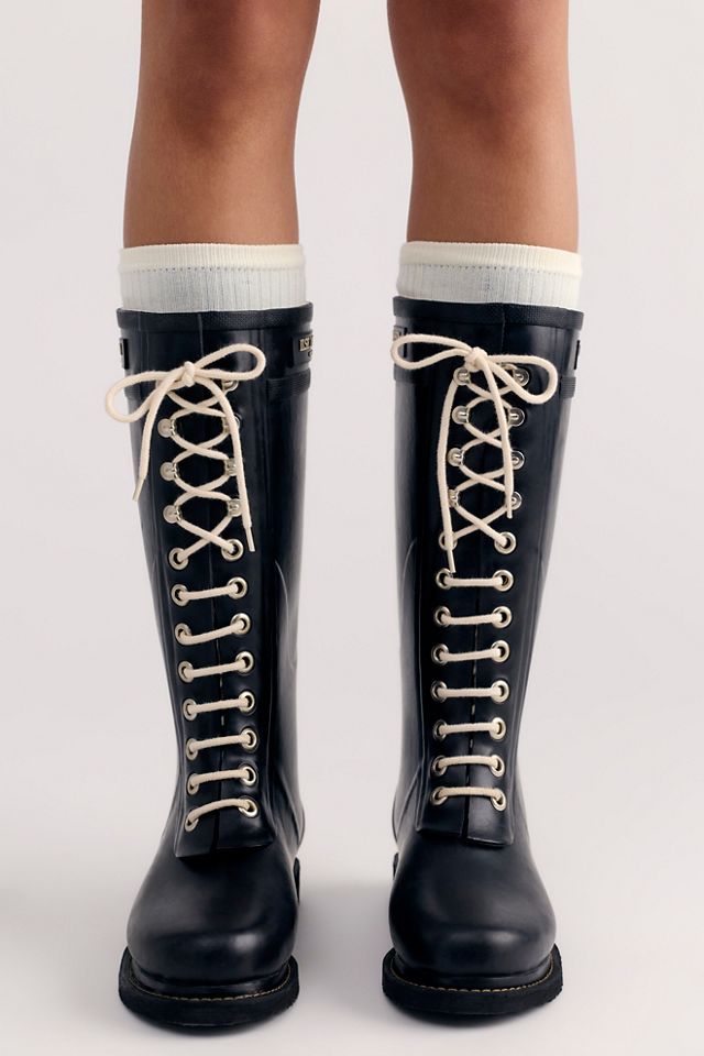 Bottes de pluie à lacets Ilse Jacobsen