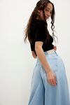 CRVY Pacifica Wide-Leg Jeans