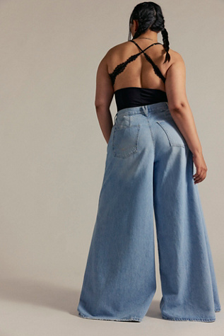 CRVY Pacifica Wide-Leg Jeans