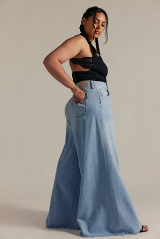 CRVY Pacifica Wide-Leg Jeans