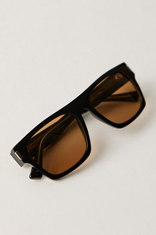 Walker Wayfarer Sunnies At Free People In Black