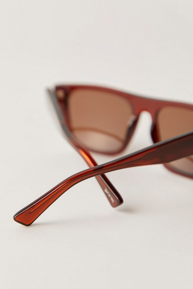 Walker Polarized Rectangle Sunglasses #3