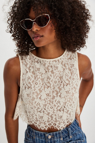 Suki Polarized Cat-Eye Sunglasses at Free People in Tort