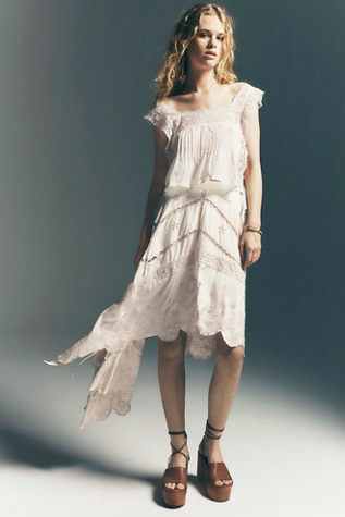 Bali Atlas Skirt at Free People in White, Size: XL