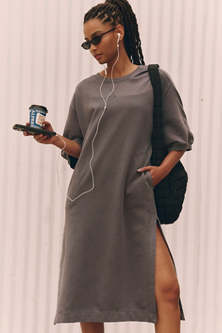 Game Plan Tunic par Free People en Gunmetal, pour femme taille: S