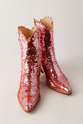 Chameleon Boots By MOMO At Free People In Sequin, Size: EU 38